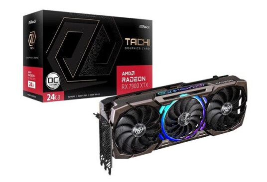 ASRock Radeon RX 7900 XTX Taichi OC 24GB GDDR6 - 24GB GDDR6 RAM - Grafikkort