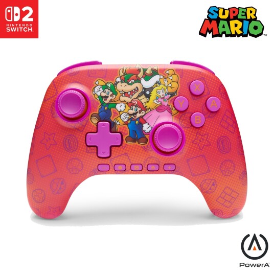PowerA Advantage Trådløs Kontroller Nintendo Switch 2 Mario & Friends