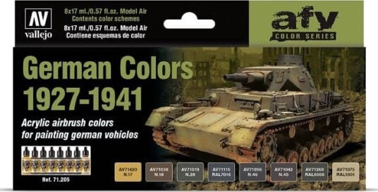 Vallejo Model Air German Colors 1927-1941