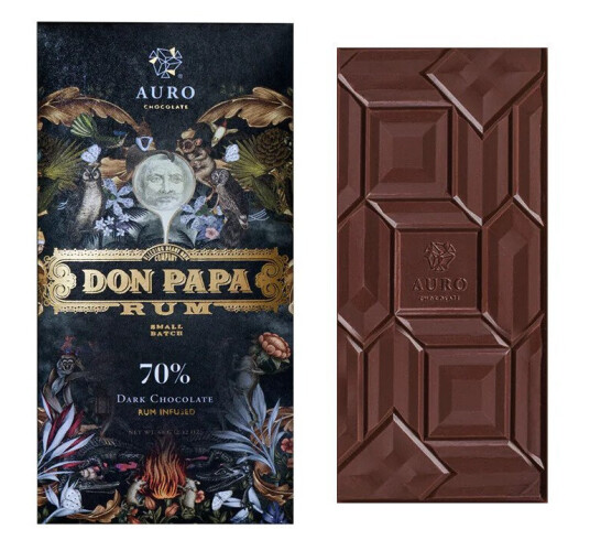 Auro x Don Papa Dark Chocolate 70% Rum Infused