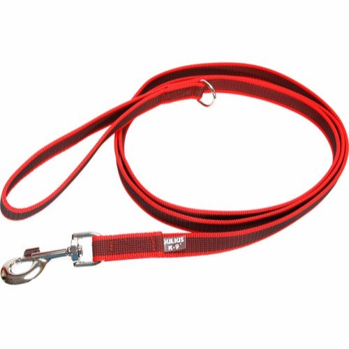 Julius K9 Gummiert Hundekobbel Rød 20mm med Håndtak - 2m