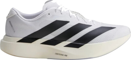 Adidas Men's Adizero Evo SL Cloud White / Core Black / Cloud White Ftwwht/Cblack/Ftwwht 48