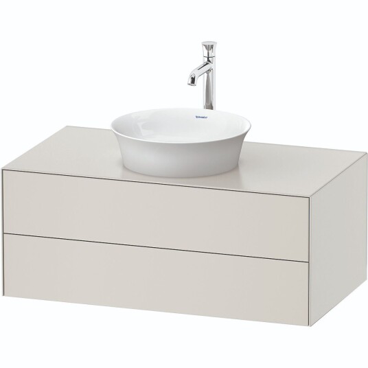 Duravit White Tulip Servantskap 2 skuf. 100x55x40,8 cm Nordisk Hvit Matt