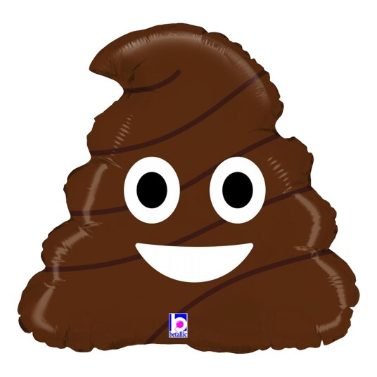 Ballongkungen AB Folieballong Emoji Poo