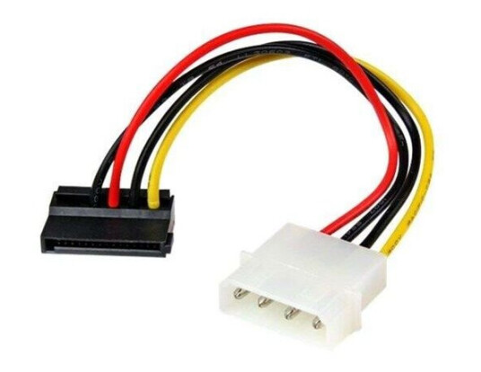 StarTech.com Venstre Vinklet 4-Pin Molex til SATA Strømadapter 15 cm