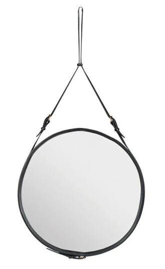 Gubi Adnet rundt speil black, large
