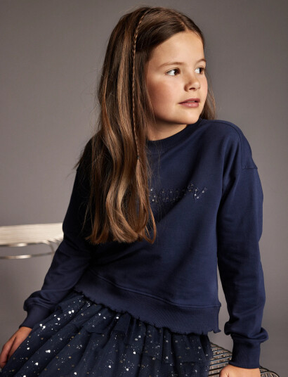 Creamie Sweatshirt Blue 104 Creamie Sweatshirt Blue 104