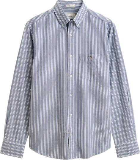 Gant Reg Classic Oxford Stripe Shirt Blue L