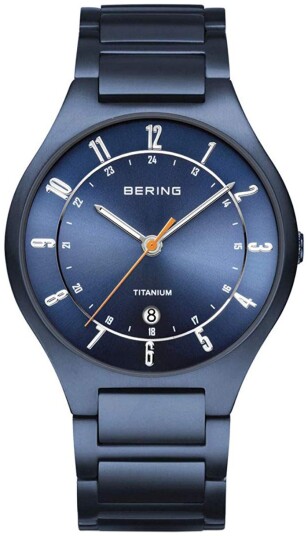 Bering Herreklokke 11739 797 Blå/Titan Ø39 mm
