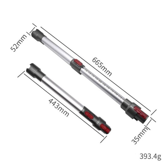 INF Teleskopisk forlengelse for Dyson V7 V8 V10 V11 V12 V15