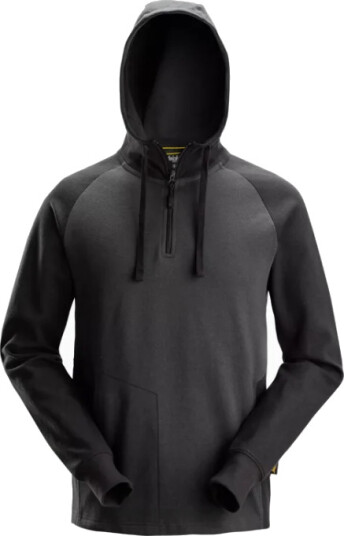 Snickers Workwear 2842-5804 Hettegenser halv glidelås Grå/svart XXL