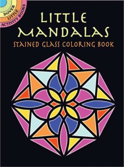 Mini Mandalas Stained Glass Coloring Book