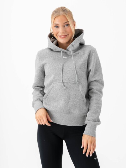 Nike Pheonix Fleece Standard Pullover Hoodie Grå L