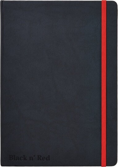 Oxford Black N" Red Journal A5 148 X 210 Mm 144 Sider Ekstrahvit Papir Linjert Svart Perm Oxford Black N" Red Journal A5 148 X 210 Mm 144 Sider Ekstrahvit Papir Linjert Svart Perm