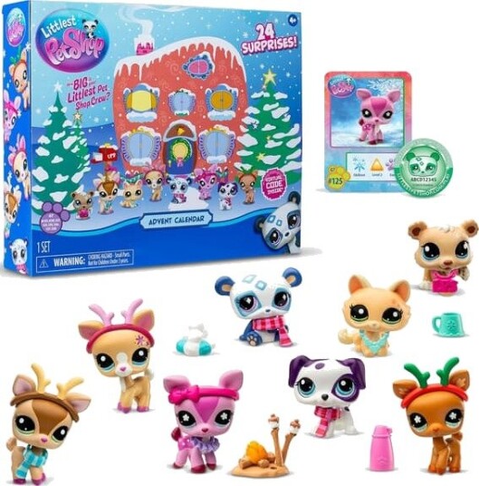 Adventskalender 2024   LPS Gen 7 Ekte Mysteriefigurer Overraskende Samleobjekter for Barn og Voksne Jenter Gutter Barn Tenåringer 4+ år