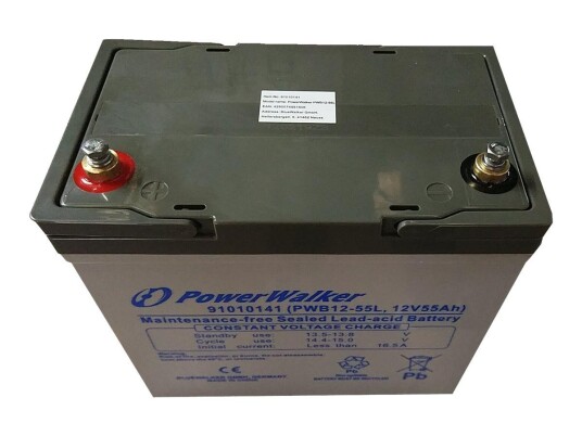PowerWalker PWB12 Series PWB12-55L - UPS-batteri - blysyre - 55 Ah