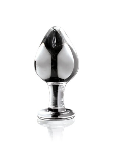 Icicles No 25 Analplugg i Glass     - Klar