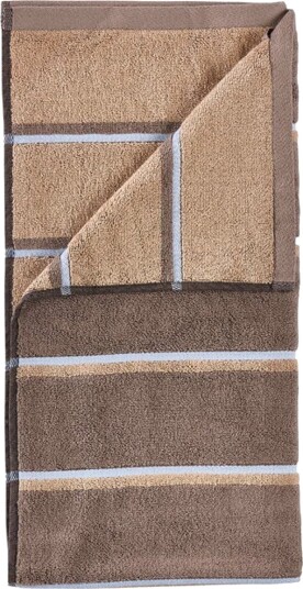 Zone Håndkle 100% bomull Zone Denmark Sauna Stripet Taupe Zone Håndkle 100% bomull Zone Denmark Sauna Stripet Taupe
