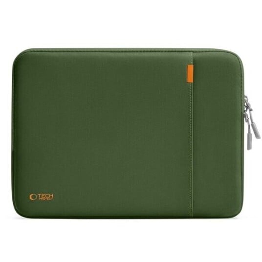 Tech-Protect Defender 13-14" Laptopveske Grønn
