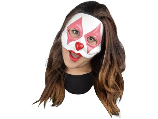 Partychimp Harlekin Klovn Maske