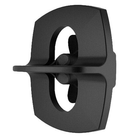 Chief Fusion Quick Tie Clips - 10 Pack - Black monteringskomponent - svart
