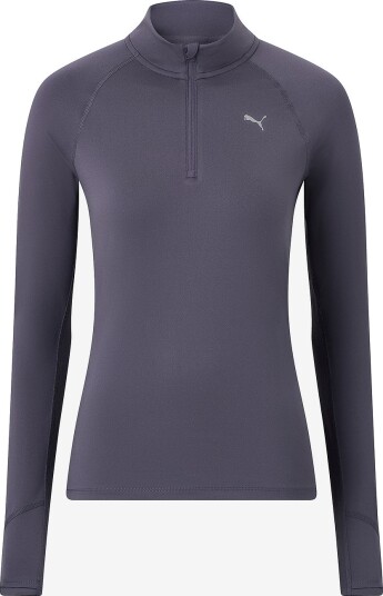 Puma Treningstrøye W Run Velocity Cloudspun 1/4 Zip Grå