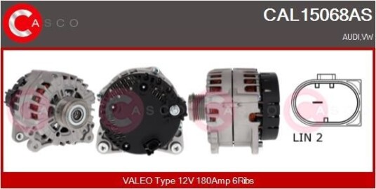 Dynamo CASCO CAL15068AS