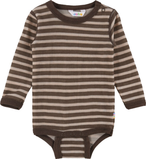 Joha Body I/e   Ull   Mørkebrun   Joha   50   Langermet Body Beige