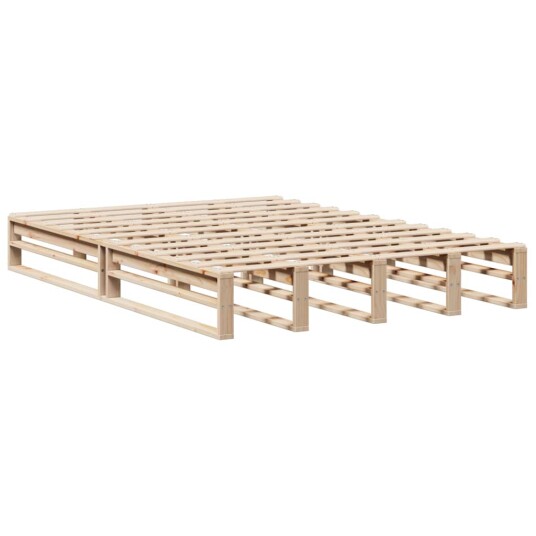Seng med bokhylle uten madrass 140x200 cm heltre 3323875