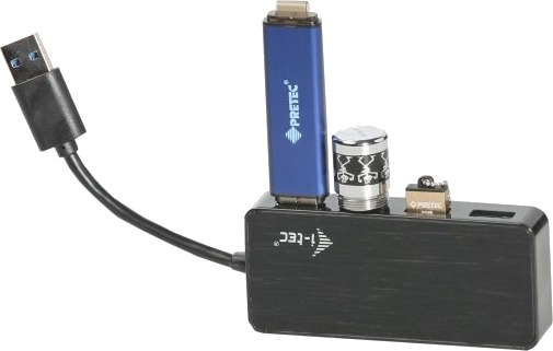 I-Tec U3hub444 Innendørs Usb 5 V 0,1 M Sort