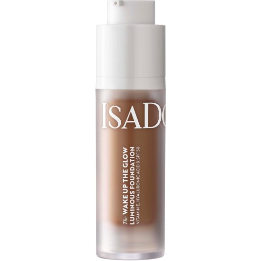 IsaDora Wake Up the Glow Luminous Foundation 8N Neutral 30ml med Hyaluronsyre og SPF 50