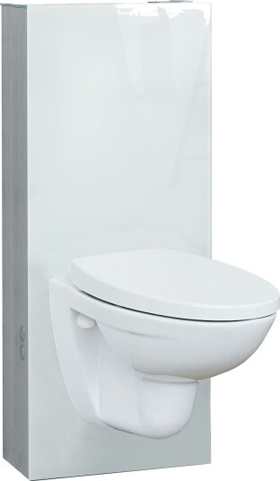 Svedbergs WC-fixtur glassbox 101,5x41 cm, Hvit