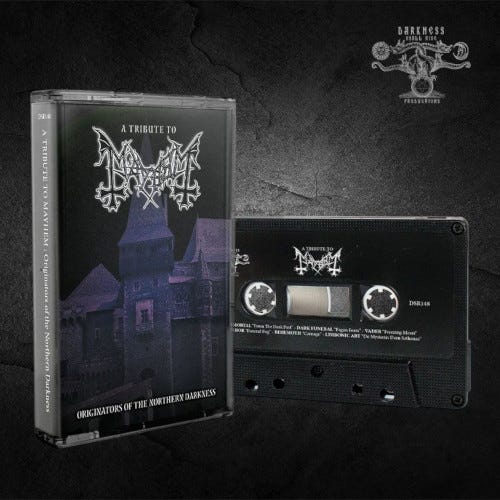 Diverse Metal, Mayhem Tribute A Tribute To Mayhem: Originators Of The Northern Darkness Kassett