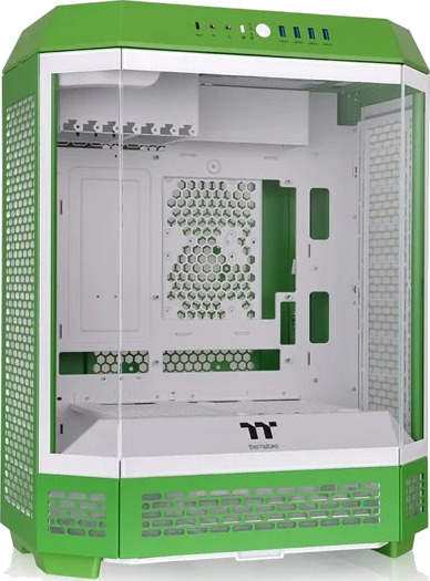 Thermaltake The Tower 600 Midi Tower Kabinett Grønn med Herdet Glass