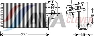 AVA COOLING SYSTEMS VN6296 Varmeapparat register AVA COOLING SYSTEMS VN6296 Varmeapparat register