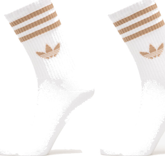 Sokker adidas 3 Stripes Crew Socks 3 Pack White/ Cardboard XL