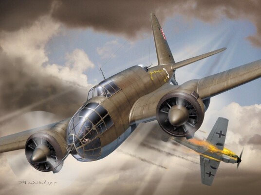 IBG PZL.37A Polsk mellomstort bombefly byggesett 1:72 IBG PZL.37A Polsk mellomstort bombefly byggesett 1:72