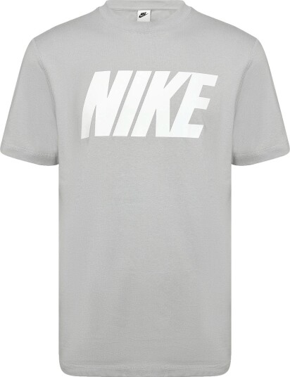 Nike Nike Club Varsity Short Sleeved Lifestyle LT SMOKE GREY/WHITE XXL Nike Nike Club Varsity Short Sleeved Lifestyle LT SMOKE GREY/WHITE XXL