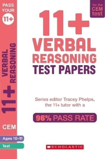 11+ Verbal Reasoning Tests Ages 10-11 Av Tracey Phelps