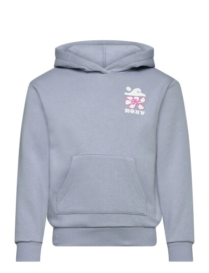 Roxy Surf Feeling Hoodie Brushed Blue 170 Roxy Surf Feeling Hoodie Brushed Blue 170