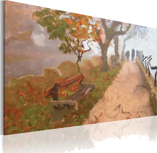 Bilde Høstlig Promenade 90x60 Artgeist sp. z o. o.