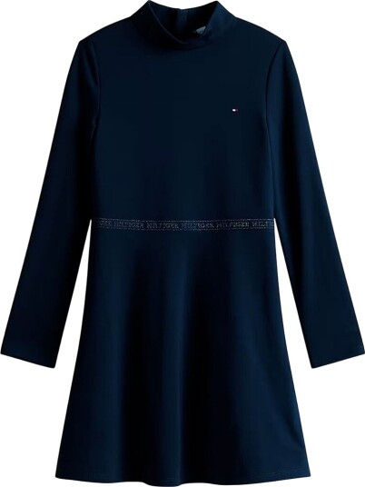 Tommy Hilfiger Kjole Essential Dark Natt Navy Tommy Hilfiger 4 år 104 Kjole Blå