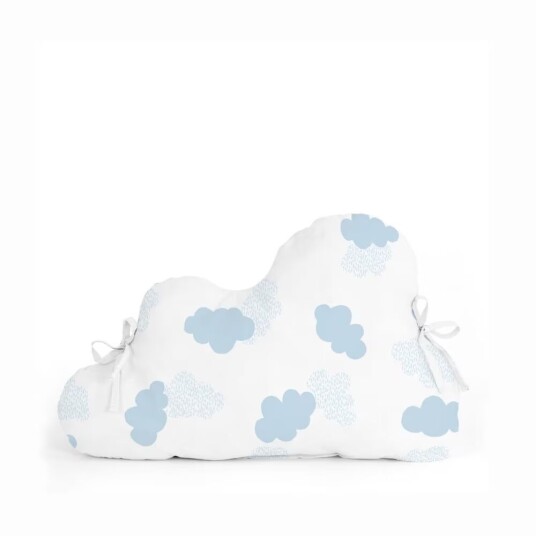 Trekk til sprinkelseng HappyFriday Basic Kids Clouds Blå 60 x 40 cm