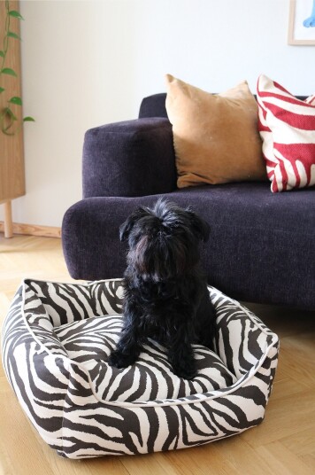 Jotex Hunde/Katteseng Beige/Svart Zea 2116459010 Jotex Hunde/Katteseng Beige/Svart Zea 2116459010