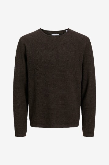 Jack & Jones Genser jjeGeorge Knit Crew Neck Brun