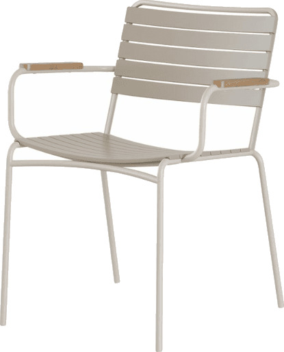 Cinas Mood Nova karmstol Sandy grey/teak Beige