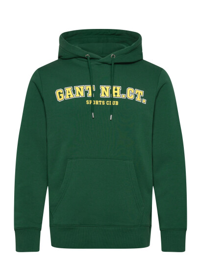GANT Graphic Sweat Hoodie - Green - S