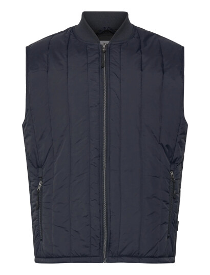 Lindbergh Quilted Waistcoat Navy M Lindbergh Quilted Waistcoat Navy M
