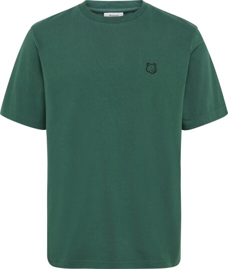 Maison Kitsune Bold Fox Head Patch Comfort Tee Shirt Green S