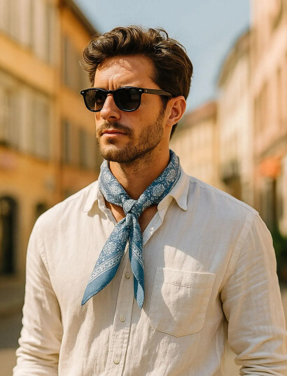 edd. Bandana - Blue - ONE SIZE edd. Bandana - Blue - ONE SIZE